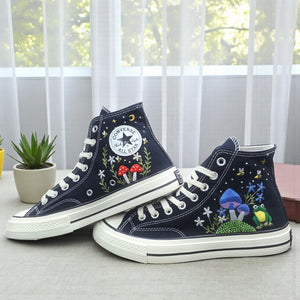 Custom Hand-Embroidered Converse