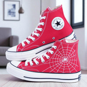 Converse Embroidered Spider Web Witch Shoes