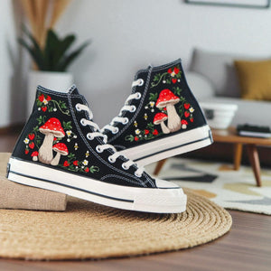 Converse Embroidered Strawberry Shoes for Women