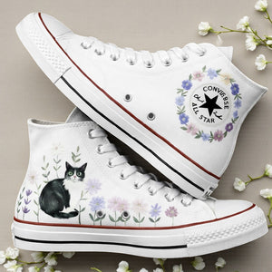 Converse Embroidered Cute High Tops