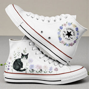 Converse Embroidered Cute High Tops