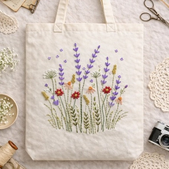 Embroidered Tote Bags