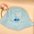 Baby Shark Embroidered Linen Baby Hat – Summer Bucket Hat for Toddlers & Kids
