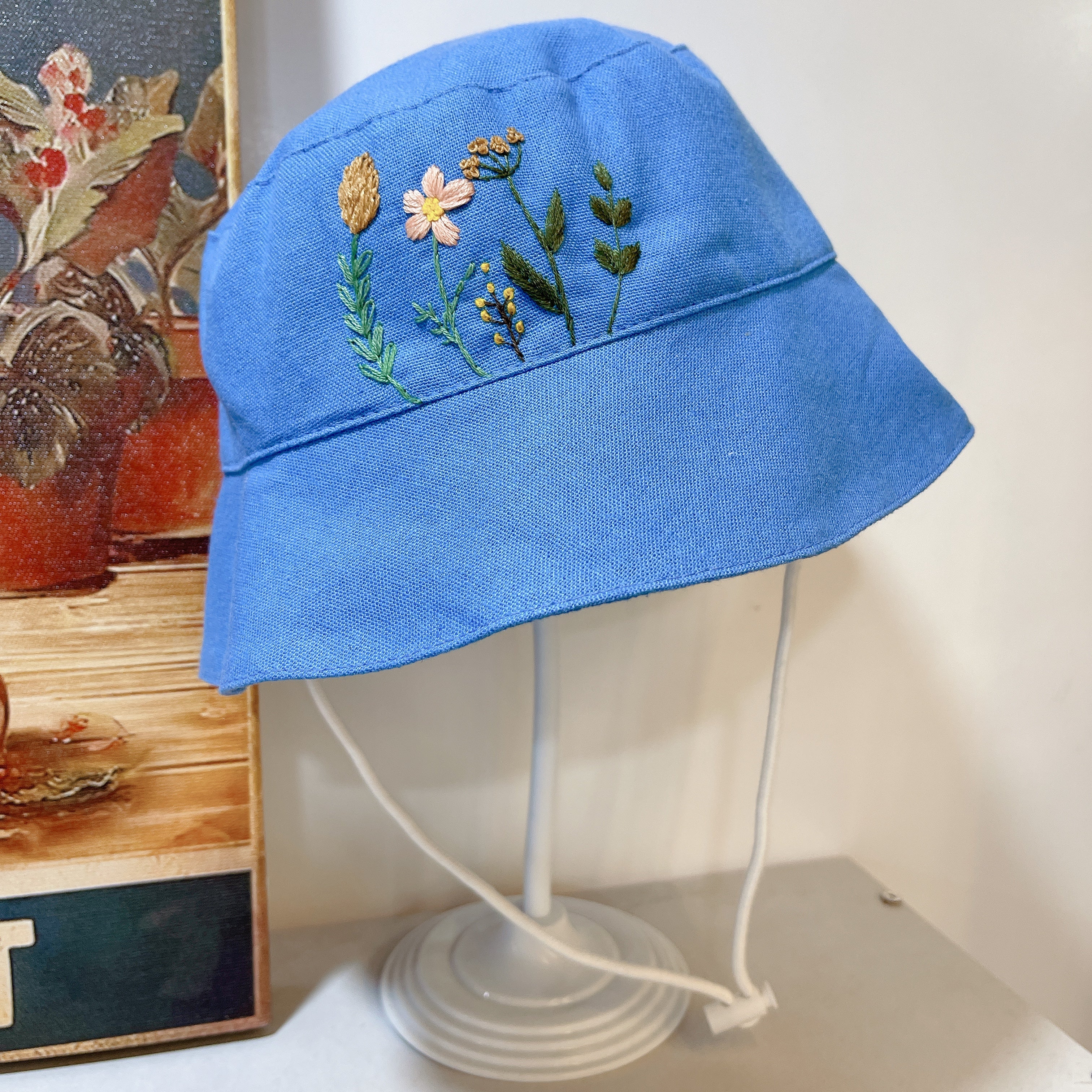 Garden Linen Baby Hat – Summer Bucket Hat for Toddlers & Kids