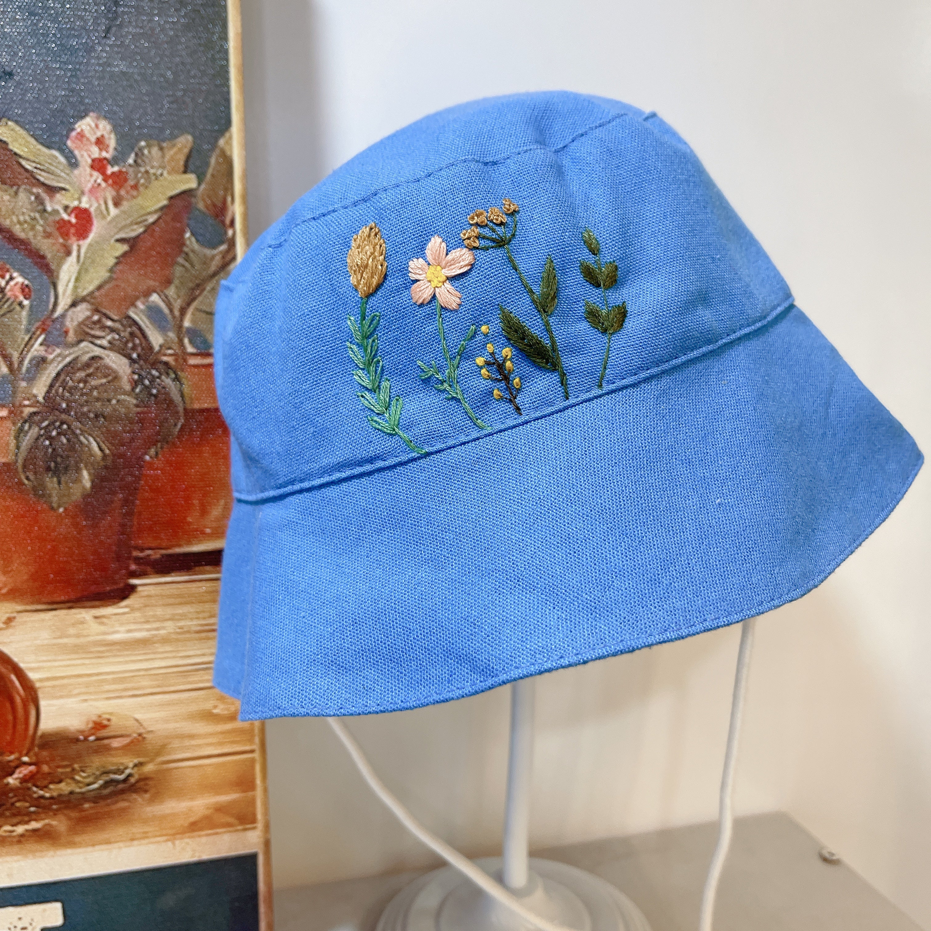 Garden Linen Baby Hat – Summer Bucket Hat for Toddlers & Kids