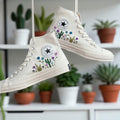 Converse Embroidered Cactus High Top Sneakers
