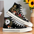 Converse Hand-Embroidered Mushroom Garden High Tops