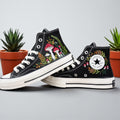 Converse Embroidered Mushroom High Tops
