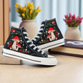 Converse Hand-Embroidered Mushroom High Top Sneakers