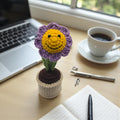 KawaStitch Crochet Flower Pot - Handmade Floral Decor