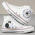 Converse Embroidered Cute High Tops