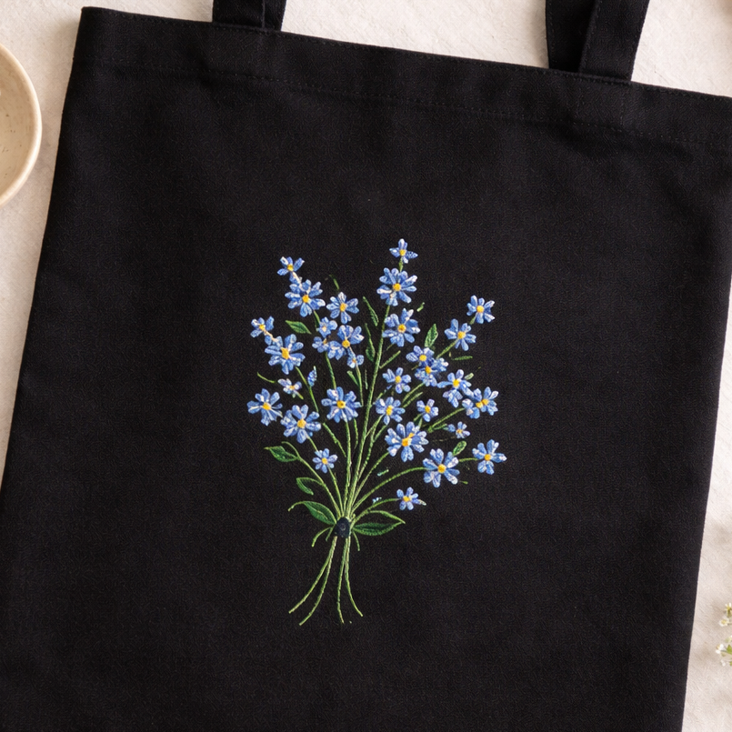 Cute Embroidered Tote BagsKawaStitch