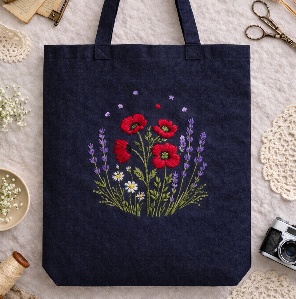 Embroidered Tote Bags for WomenKawaStitch