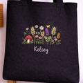 Floral Tote Handbags - Hand-Embroidered Stylish & Unique