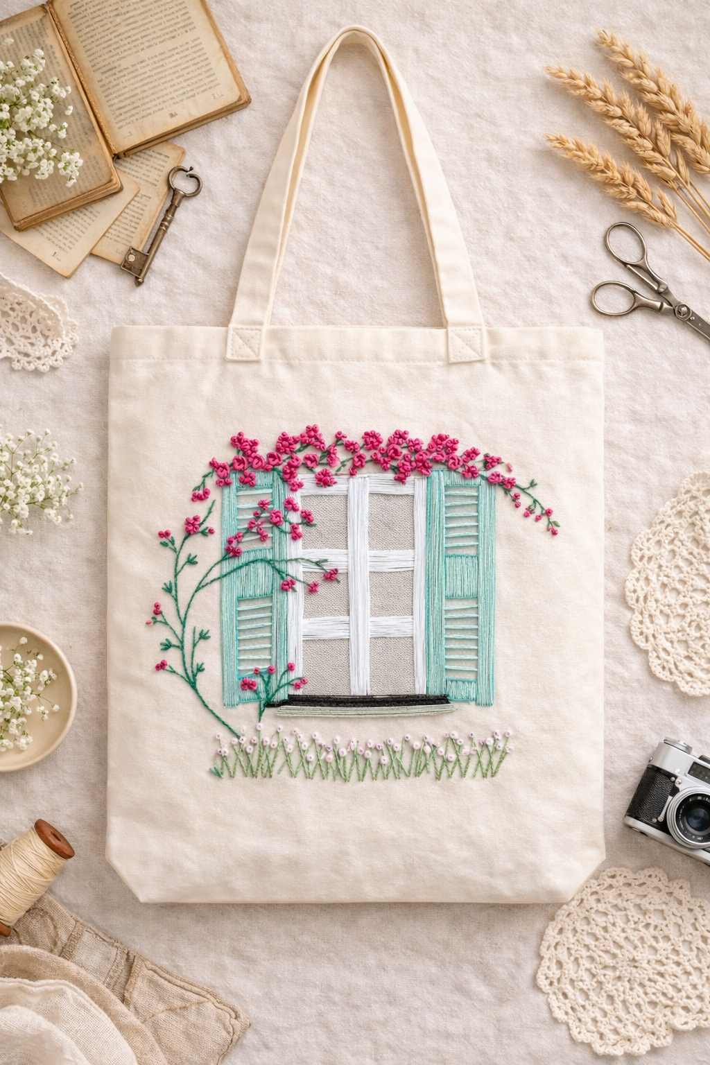 Personalised Embroidered Tote BagKawaStitch