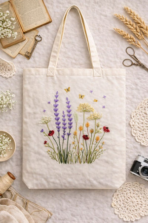 Personalized Embroidered Tote BagKawaStitch