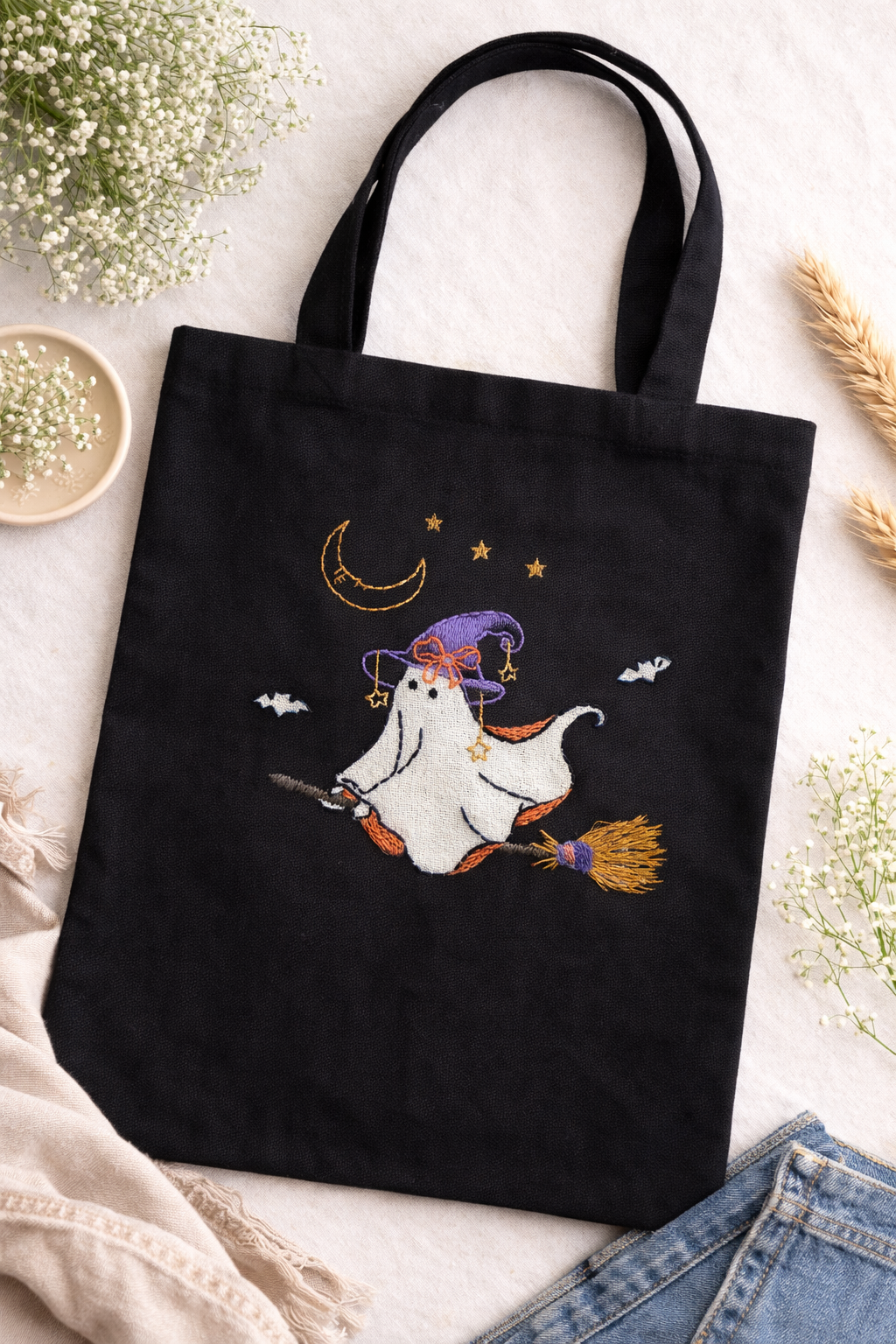 Personalized Halloween Bag - Ghost Design